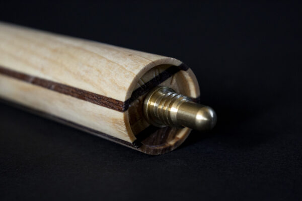 Rallonge pour queue de billard en frêne d'olivier + Sipo