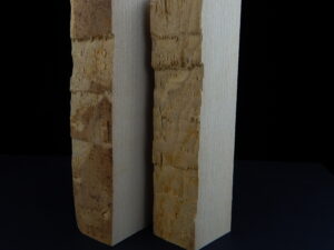 frêne P1 210 x 65 x 45 mm P2 210 x 40 x 45 mm